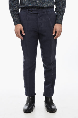 Pantaloni in Misto Lana a Tinta Unita