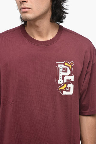 STAPLE Cotton Crew-neck T-shirt with Maxi Print on the Back