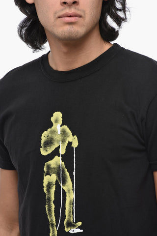 Printed FUNNY BUSINESS Crew-neck T-Shirt