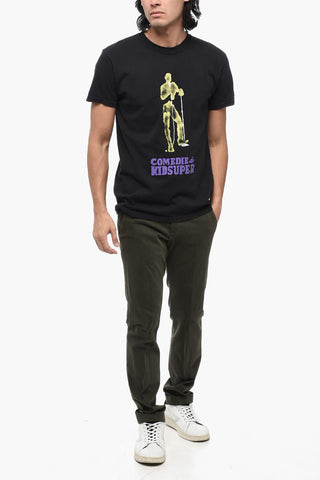 Printed FUNNY BUSINESS Crew-neck T-Shirt