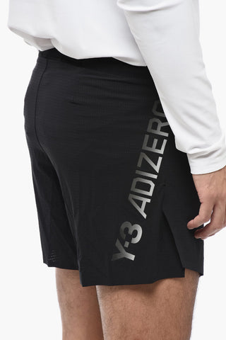 ADIDAS Shorts Active in Nylon con Logo a Contrasto
