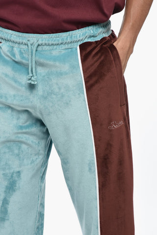 Joggers Bicolore in Velour 