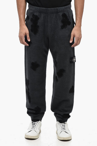 Fleece Joggers with Color Spots 