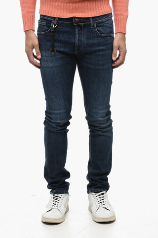 Straight Leg Stretch Denim Jeans 16cm