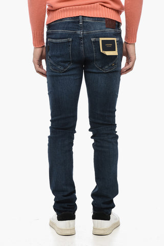 Straight Leg Stretch Denim Jeans 16cm