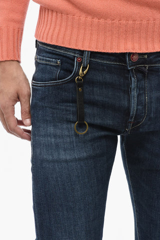 Straight Leg Stretch Denim Jeans 16cm