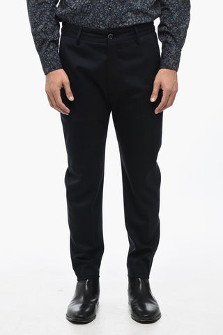 Stretch Wool JOGGY MAN Pants with Elastic Waistband