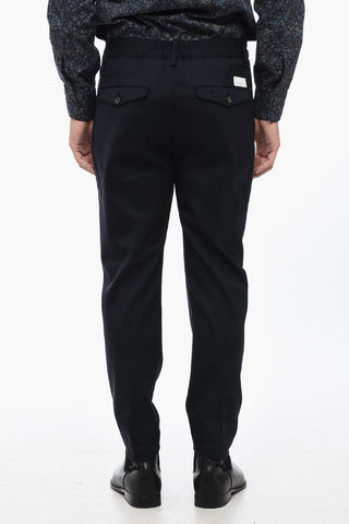 Stretch Wool JOGGY MAN Pants with Elastic Waistband