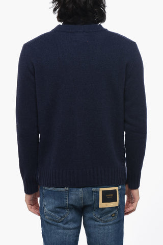 Cardigan in Lana con Doppio Taschino