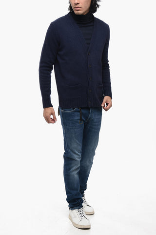 Cardigan in Lana con Doppio Taschino