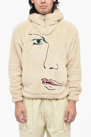 Embroidered Fleece Hoodie