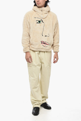 Embroidered Fleece Hoodie