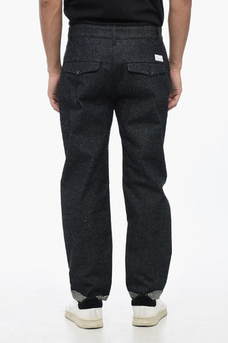 Cotton Blend TIM Chino Pants with Cuffed Hem