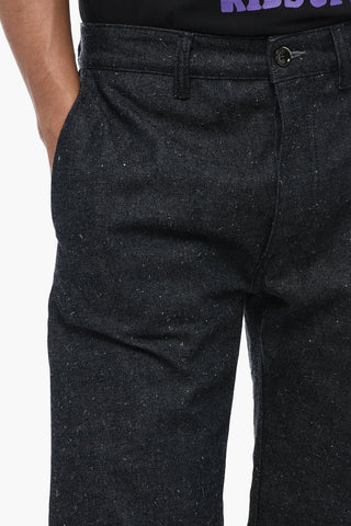 Cotton Blend TIM Chino Pants with Cuffed Hem