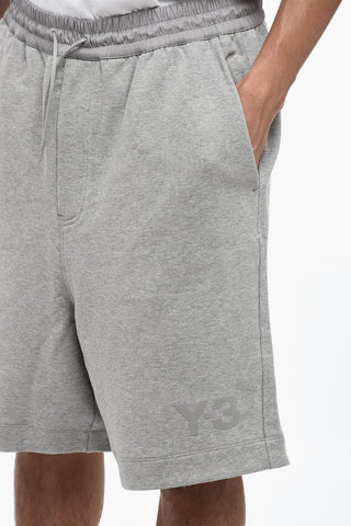 ADIDAS Brushed Cotton Shorts with Elastic Waistband