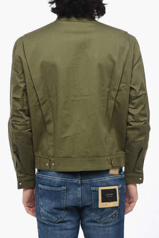 Lightweight Cotton JADEN Utility Jacket with Hidden Closure