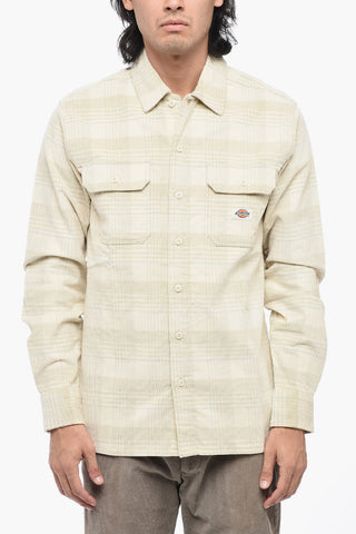Camicia ALMA a Quadri Tartan in Velour a Coste