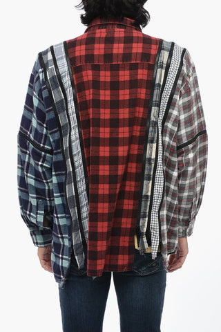 Checked Caual Shirt with Multi Zip
