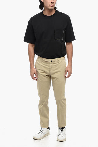 Pantaloni Chino Slim Fit in Tessuto Stretch