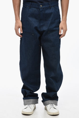 Regular Fit Jeans With Maxi Patches 25cm