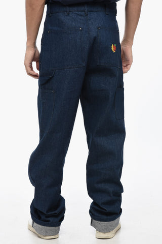 Regular Fit Jeans With Maxi Patches 25cm