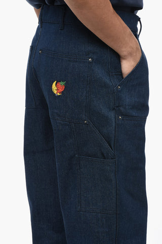 Regular Fit Jeans With Maxi Patches 25cm
