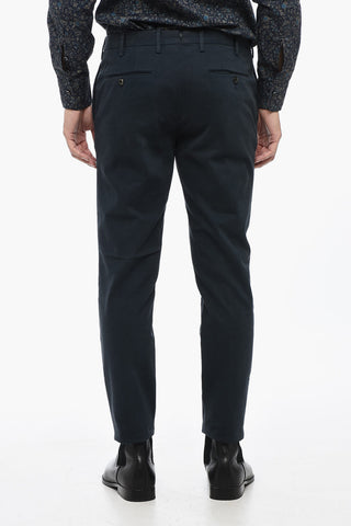 Cotton Twill Skinny Fit Chinos Pants