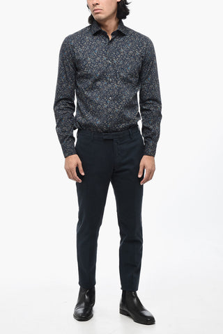 Cotton Twill Skinny Fit Chinos Pants