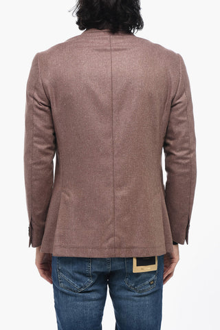 Silk-blend ACADEMY SOFT Blazer with Hopsack Pattern