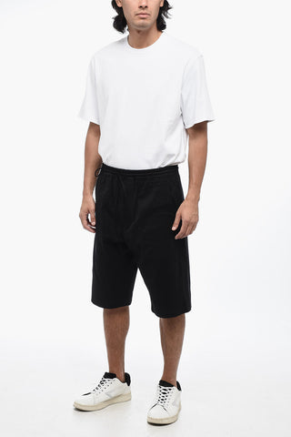 ADIDAS Solid Color Brushed Cotton Shorts