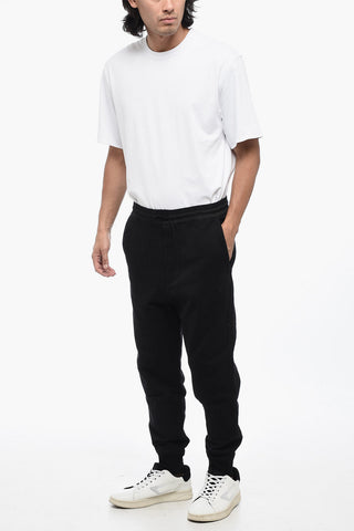 ADIDAS Cotton Joggers with Drawstring Waist