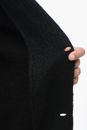 Strickblazer mit Hornknöpfen