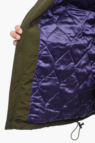 Giubbotto Utility in Nylon a Tinta Unita