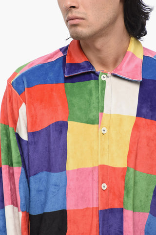 Multicolor Velvet Shirt