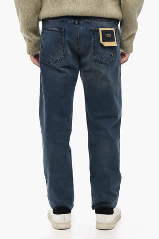 Straight Leg Stretch Denim Jeans 19cm