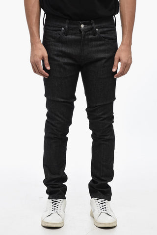 Regular Fit Jeans With Silver-Button 17cm
