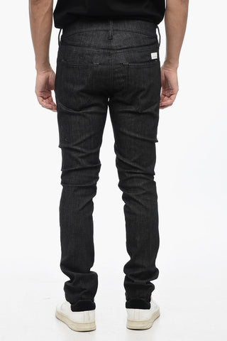 Regular Fit Jeans With Silver-Button 17cm
