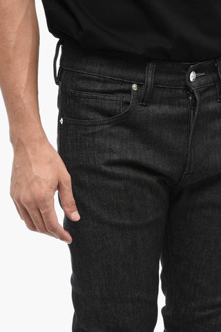 Regular Fit Jeans With Silver-Button 17cm