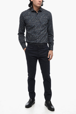 Cotton Stretch Slim Fit Pants