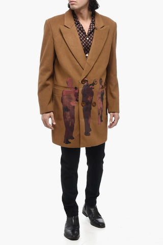 Cappotto Doppiopetto in Tessuto Morbido