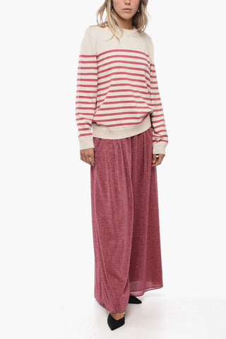 Pantaloni Palazzo LUMIERE in Lurex