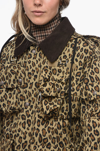 Giubbotto Utility con Fantasia Animalier