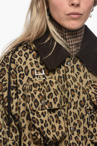 Giubbotto Utility con Fantasia Animalier