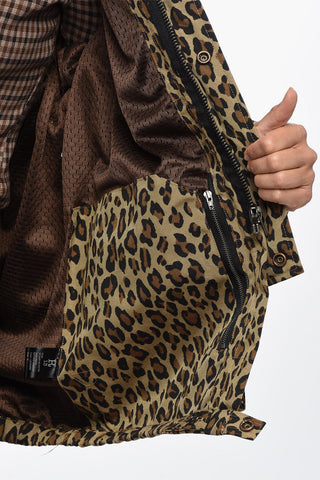 Giubbotto Utility con Fantasia Animalier
