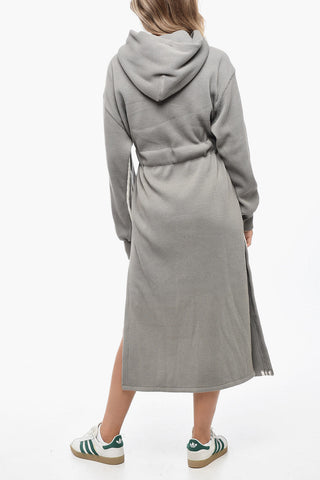 Cotton Blend BATHROBE Dress with Front Zip