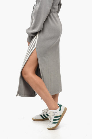 Cotton Blend BATHROBE Dress with Front Zip