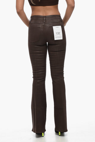 Coated LE HIGH FLARE Flared Denims