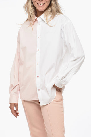 Double Tone Long Sleeved Shirt