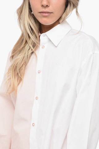 Double Tone Long Sleeved Shirt