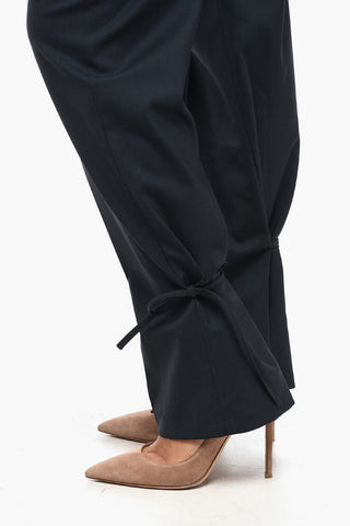 Relaxed-Fit Hose mit Schnürdetail
